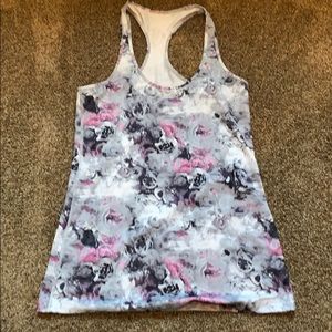 Lululemon floral racer back top